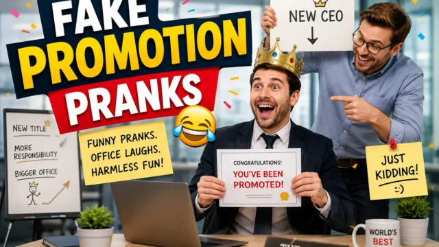 fake promotion pranks