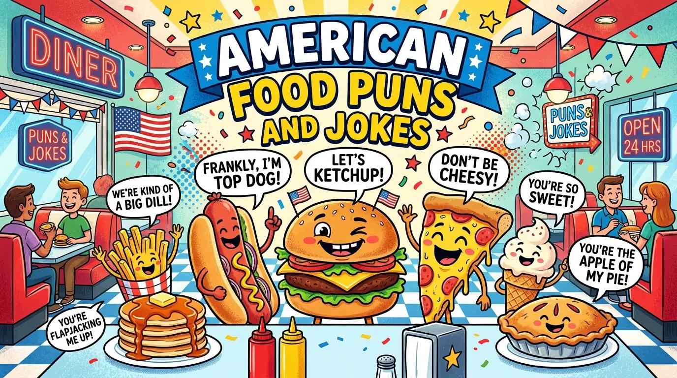 american food puns and jokes