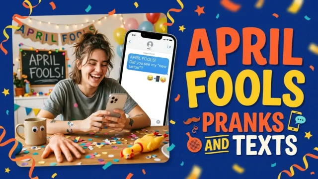 april fools pranks and texts