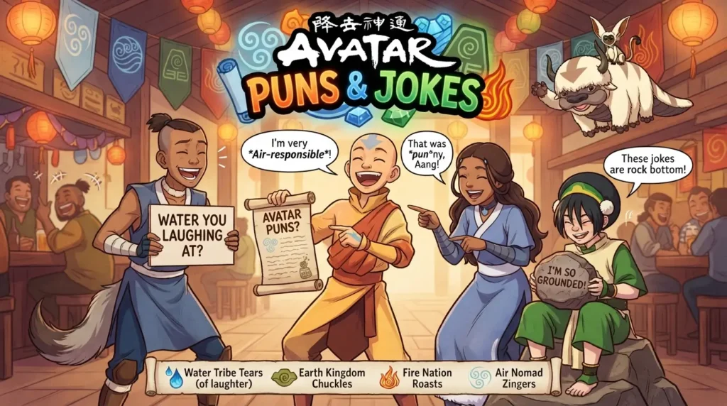 avatar puns and jokes