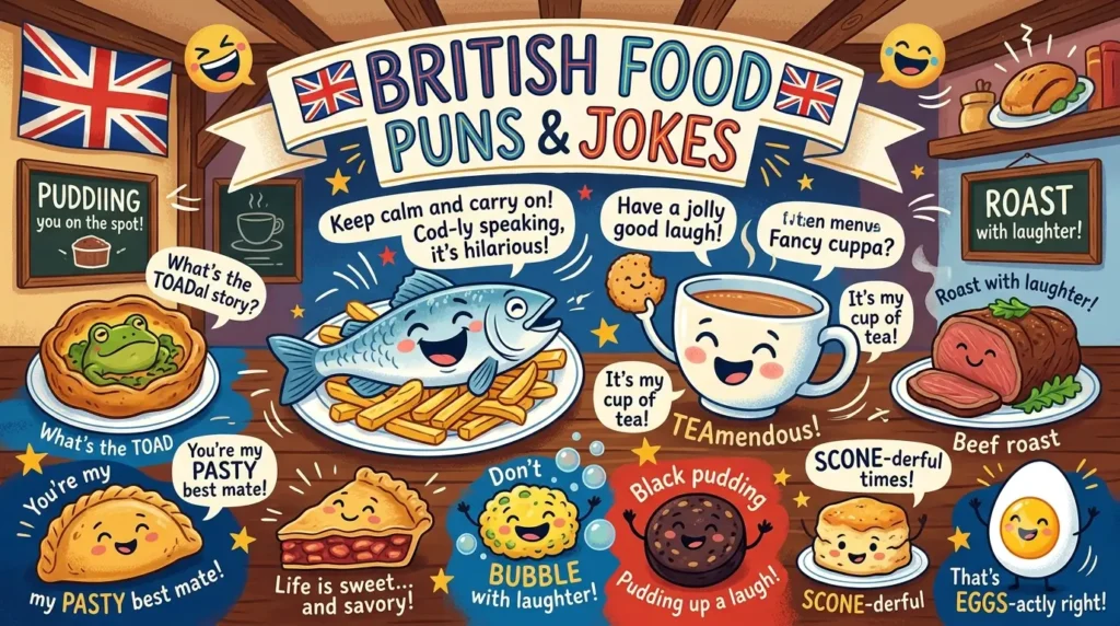 british food puns and jokes