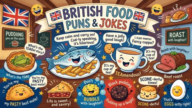 british food puns and jokes