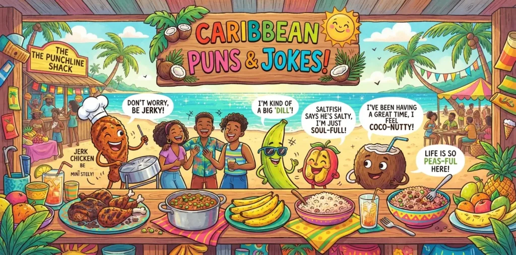 caribbean food puns and jokes