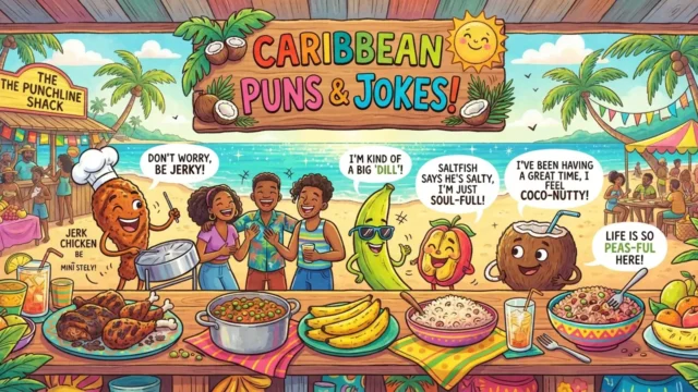 caribbean food puns and jokes