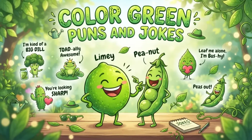 color green puns and jokes