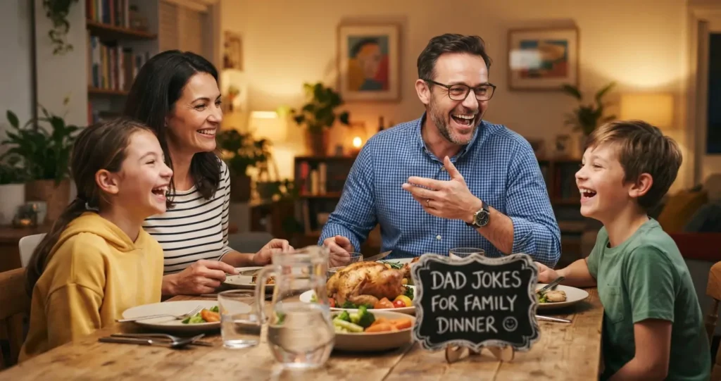 dad jokes for family dinner