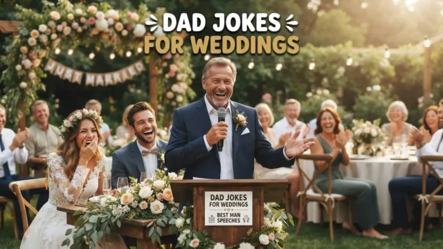dad jokes for weddings
