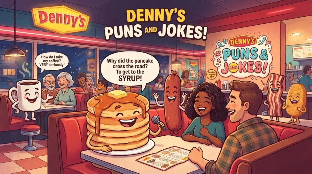 dennys puns and jokes