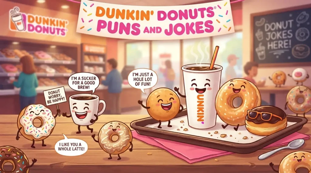 dunkin donuts puns and jokes