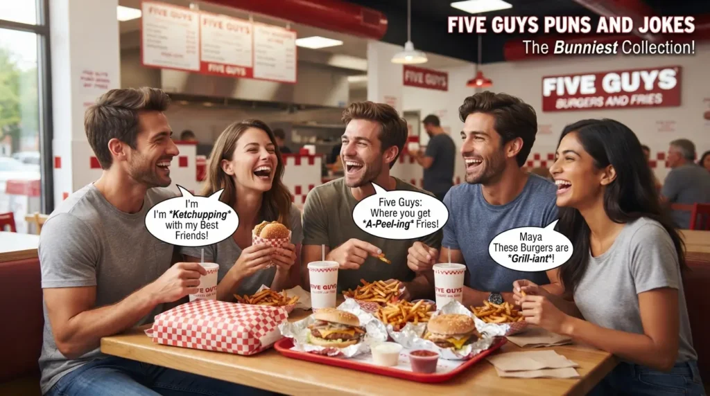 five guys puns and jokes