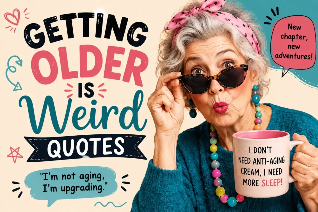 getting older is weird quotes