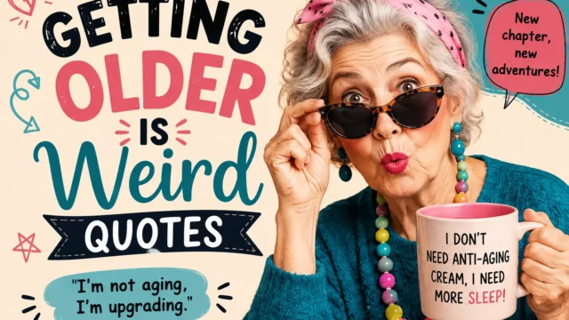 getting older is weird quotes