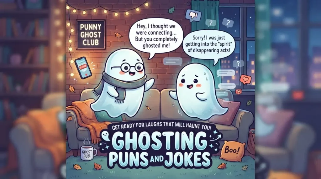 ghosting puns and jokes