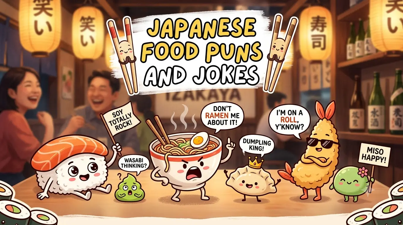 japanese food puns and jokes