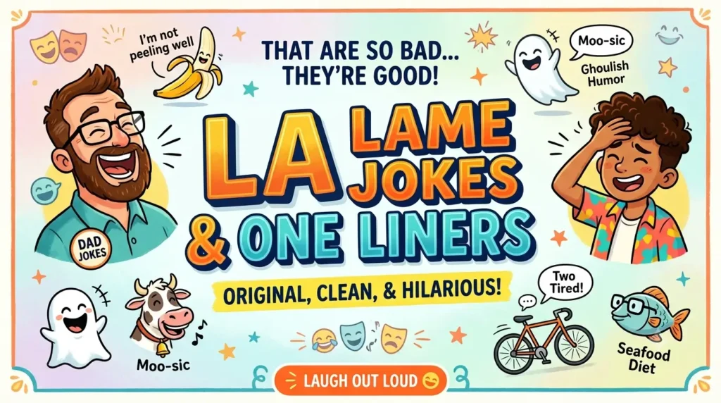 lame jokes and one liners