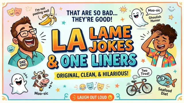 lame jokes and one liners