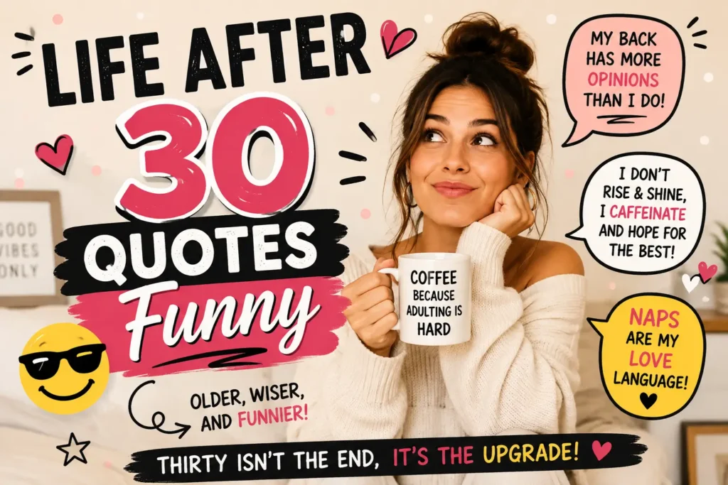 life after 30 quotes funny