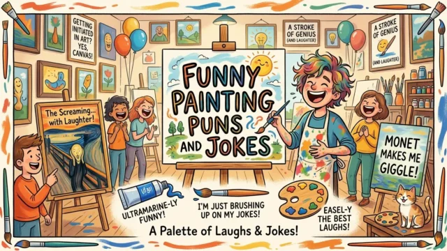 painting puns and jokes
