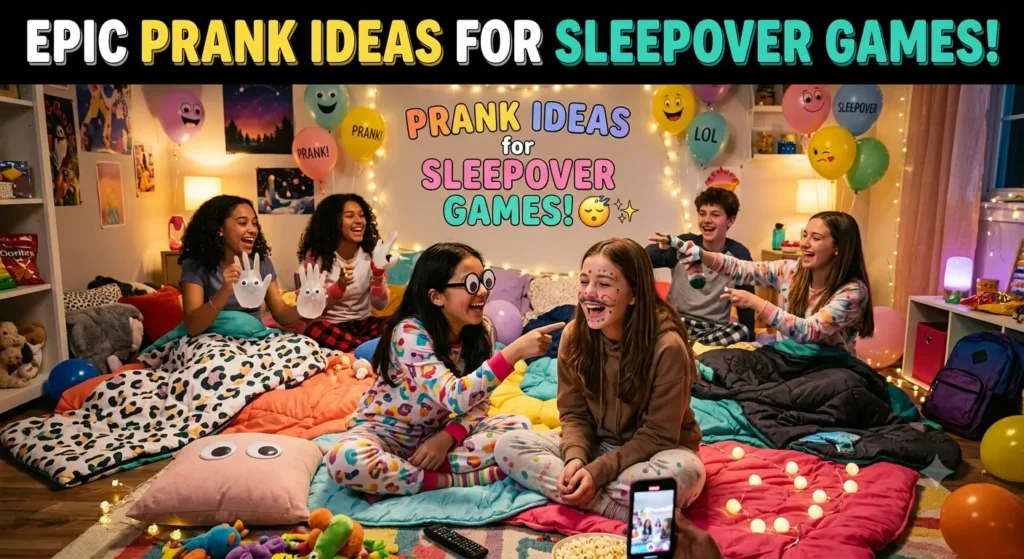 prank ideas for sleepover games