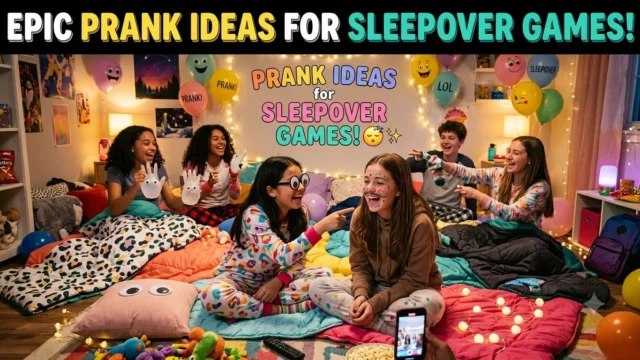 prank ideas for sleepover games