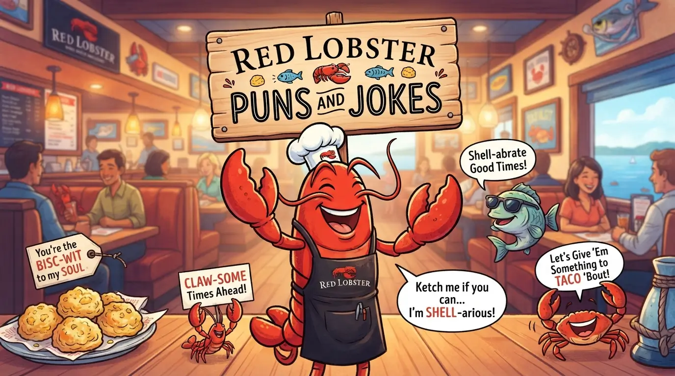red lobster puns and jokes