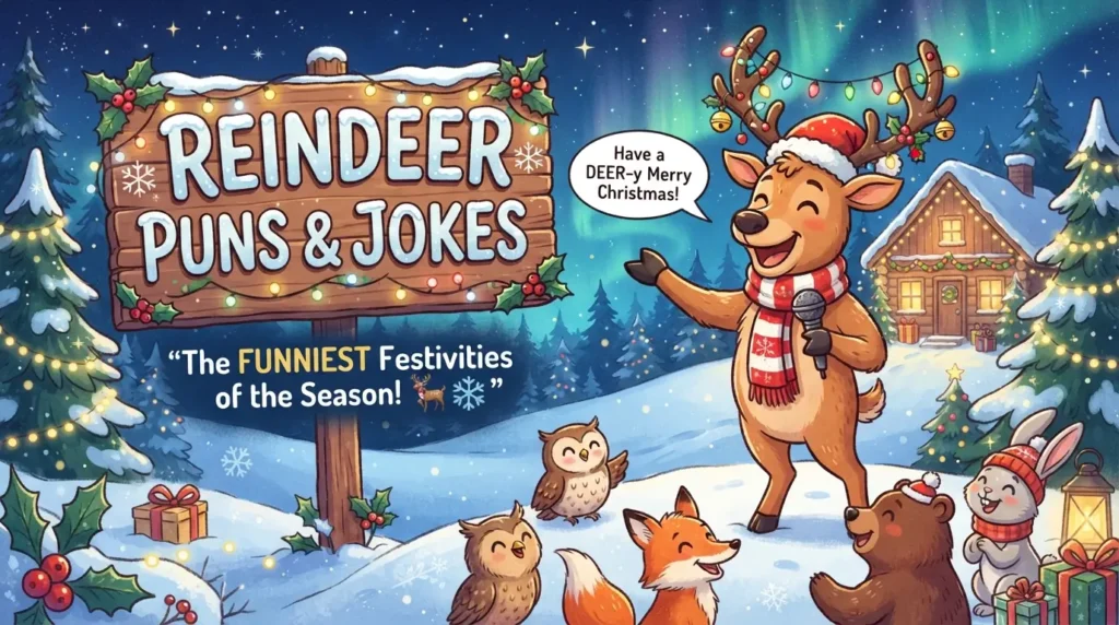 reindeer puns and jokes