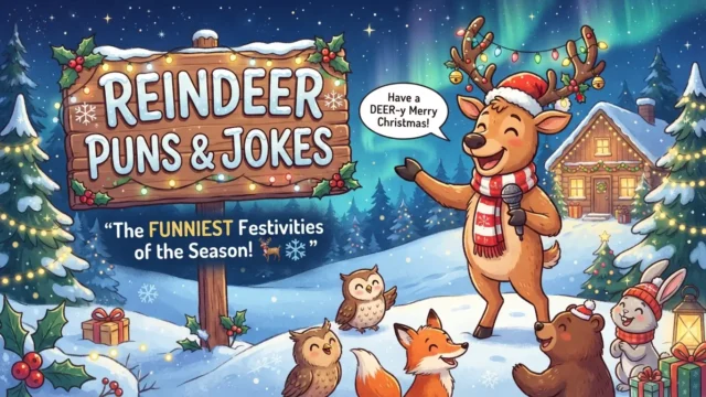reindeer puns and jokes