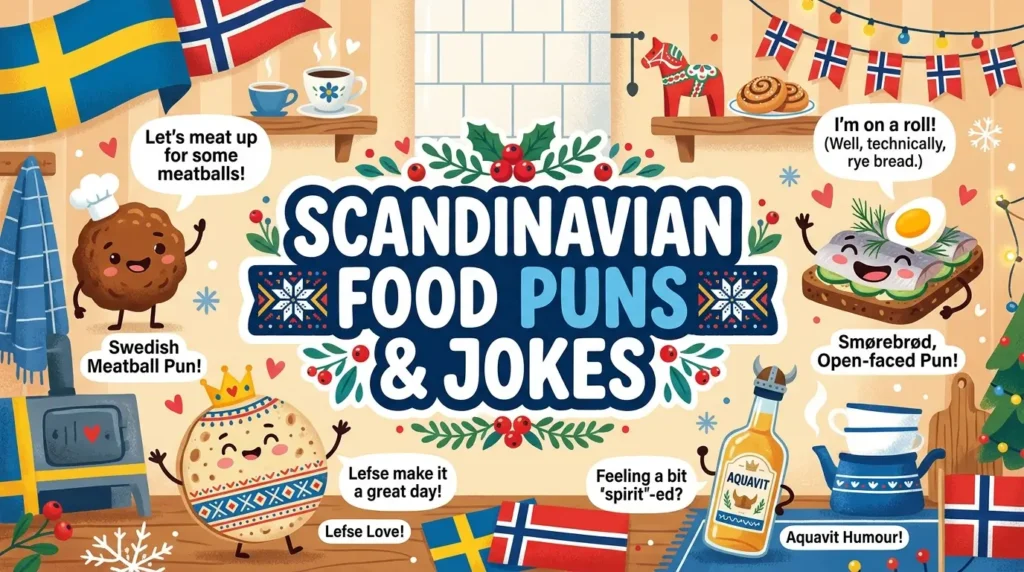 scandinavian food puns and jokes