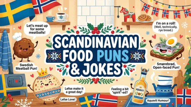scandinavian food puns and jokes