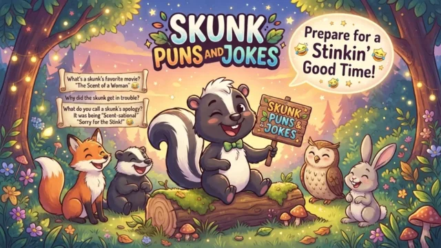 skunk puns and jokes