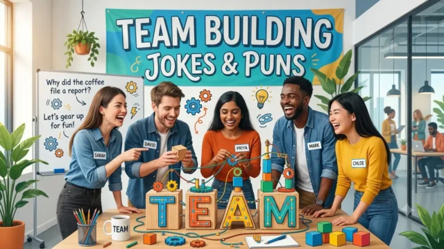 team building jokes and puns