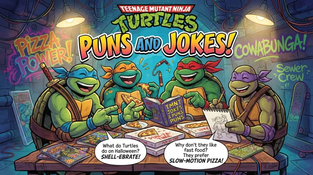 teenage mutant ninja turtles puns and jokes