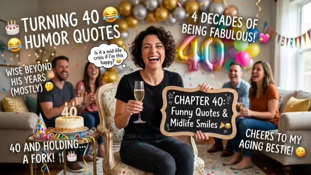 turning 40 humor quotes