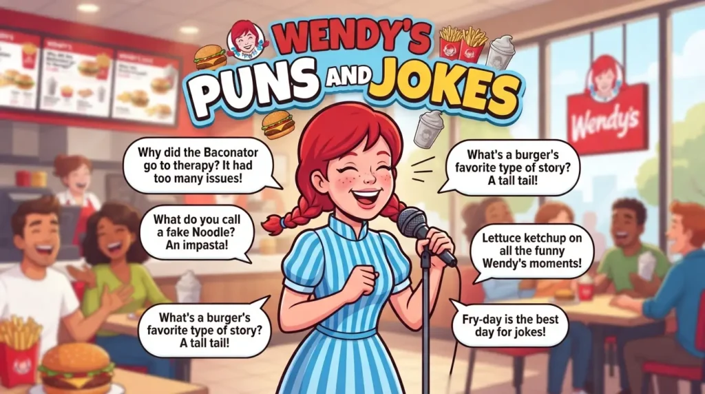 wendys puns and jokes