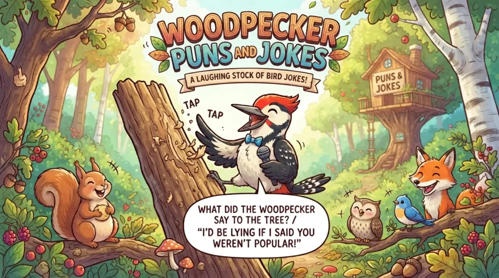 woodpecker puns and jokes