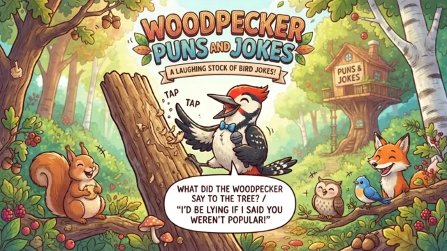 woodpecker puns and jokes
