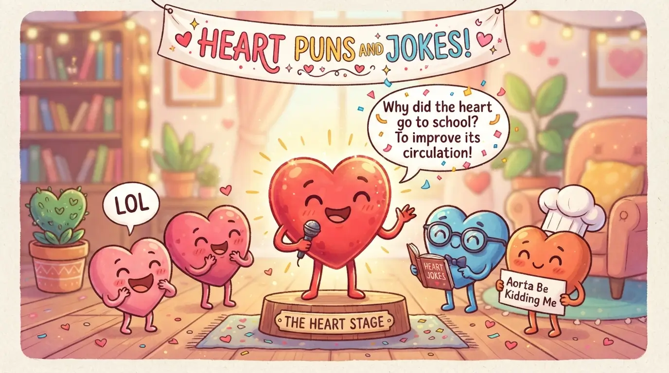heart puns and jokes