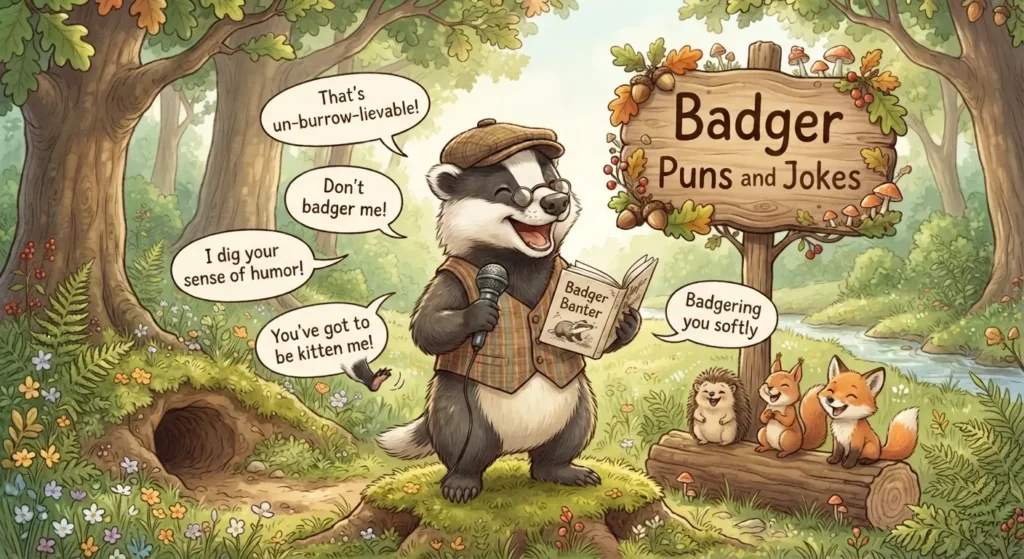 badger puns and jokes