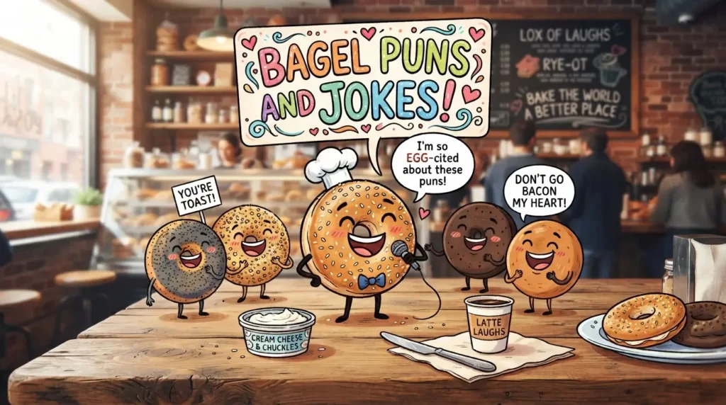 bagel puns and jokes
