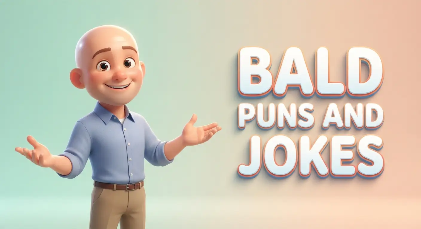 bald puns and jokes