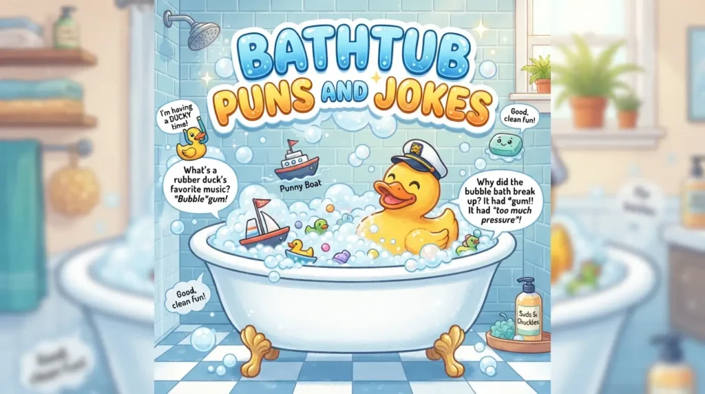 bathtub puns and jokes