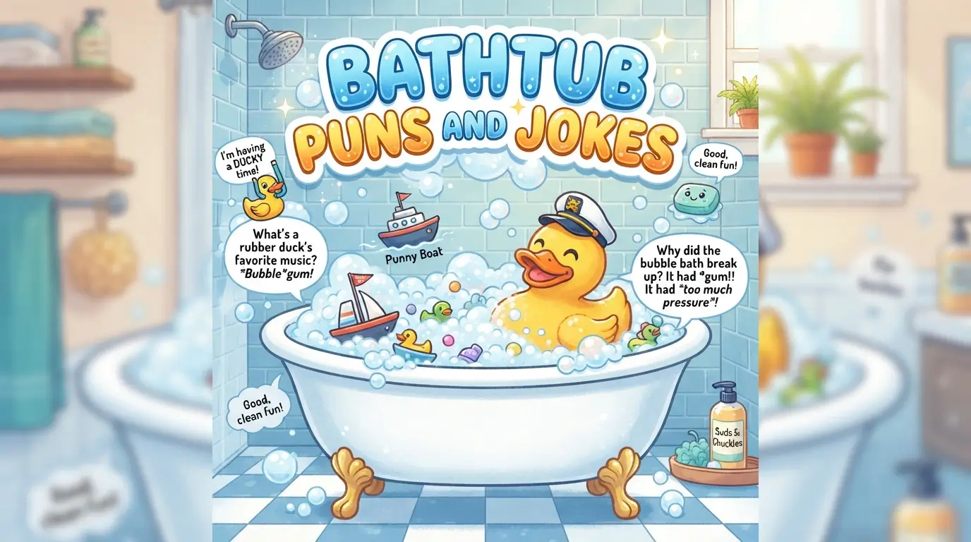 bathtub puns and jokes
