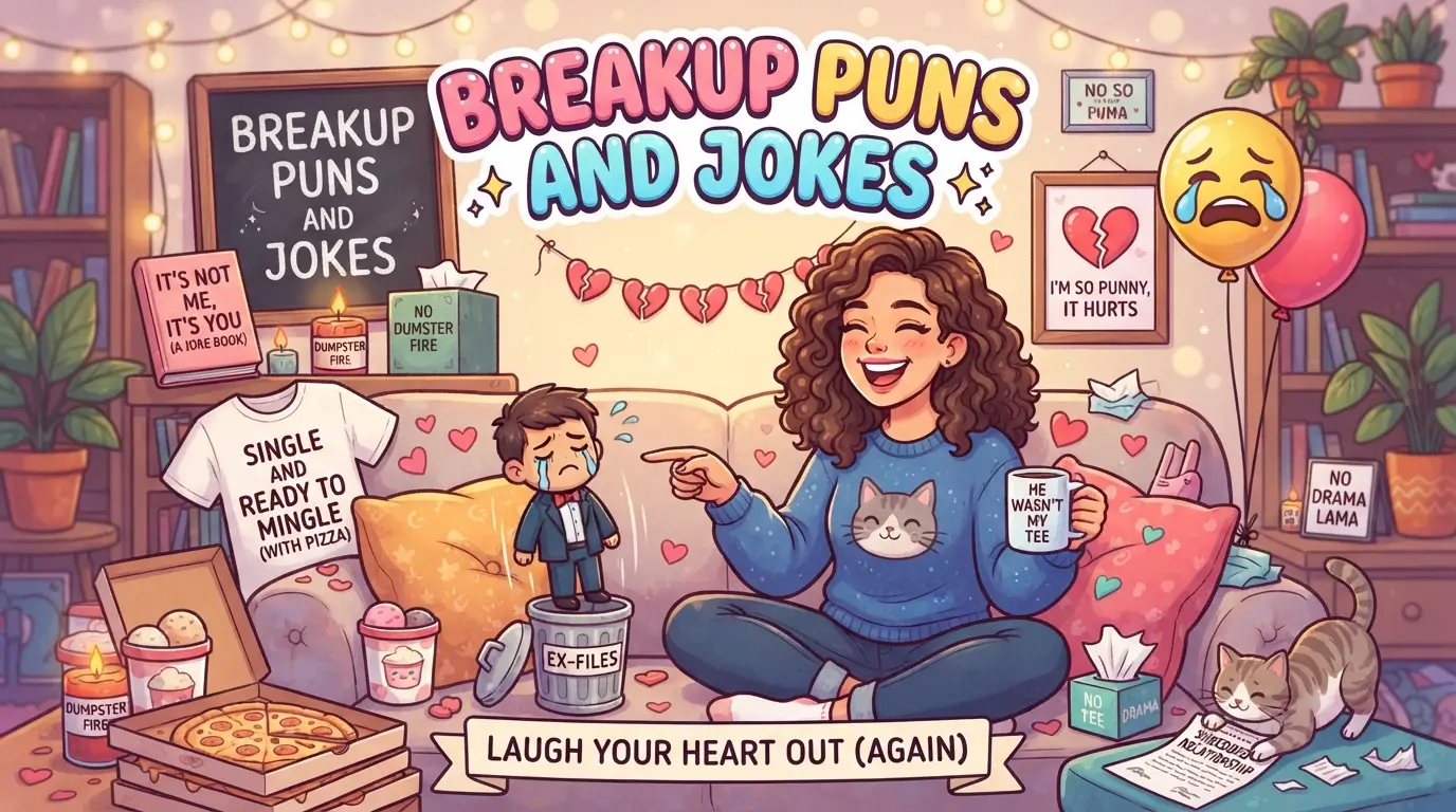 breakup puns and jokes
