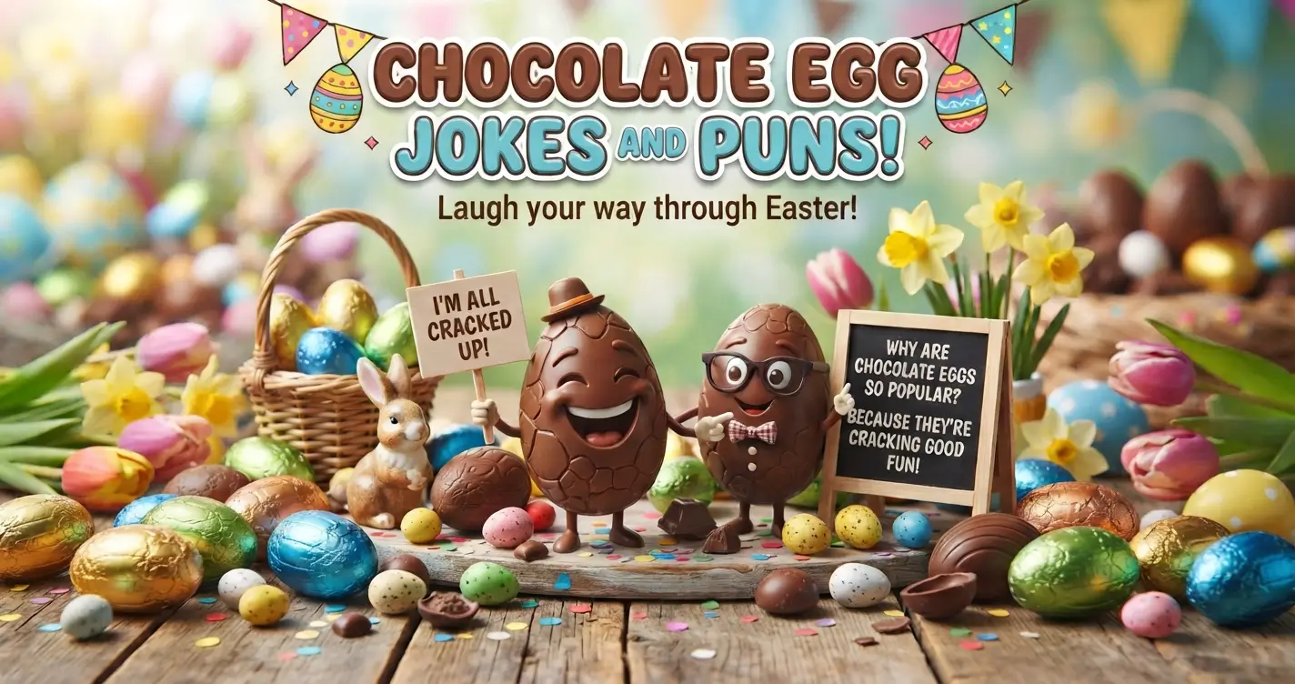 chocolate egg jokes and puns