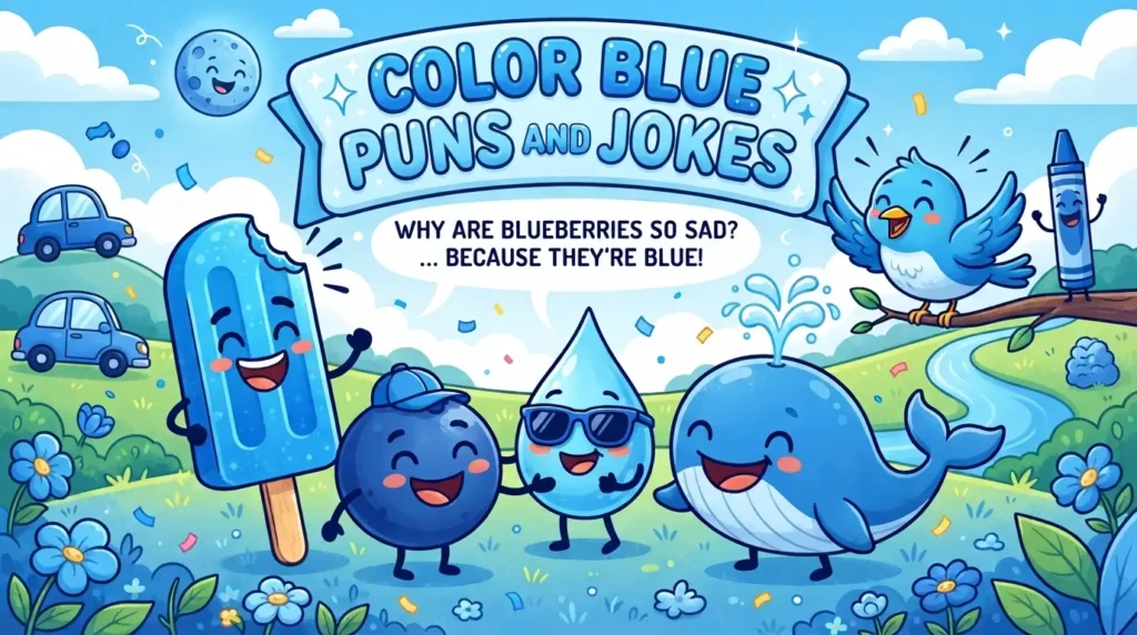 color blue puns and jokes