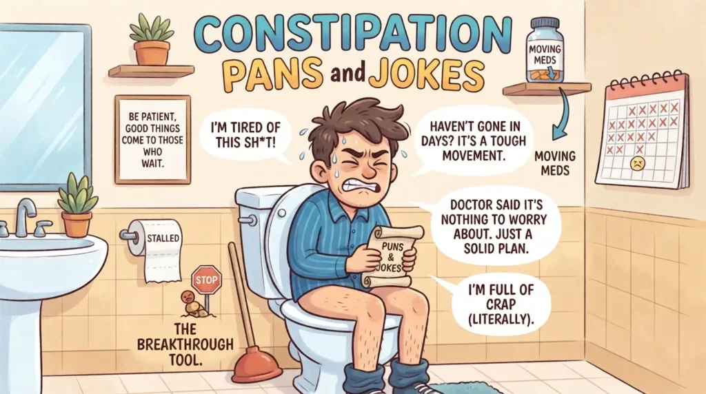 constipation puns and jokes