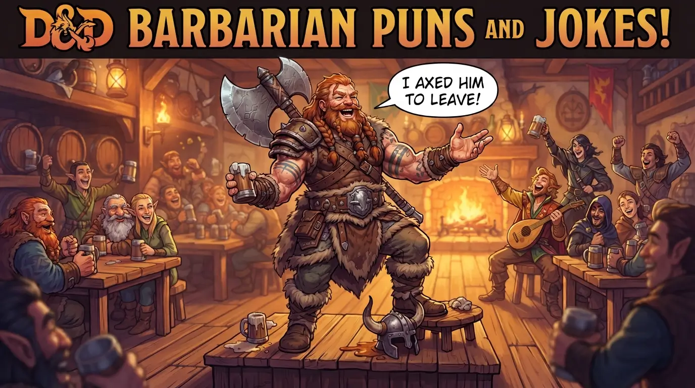 dnd barbarian puns and jokes