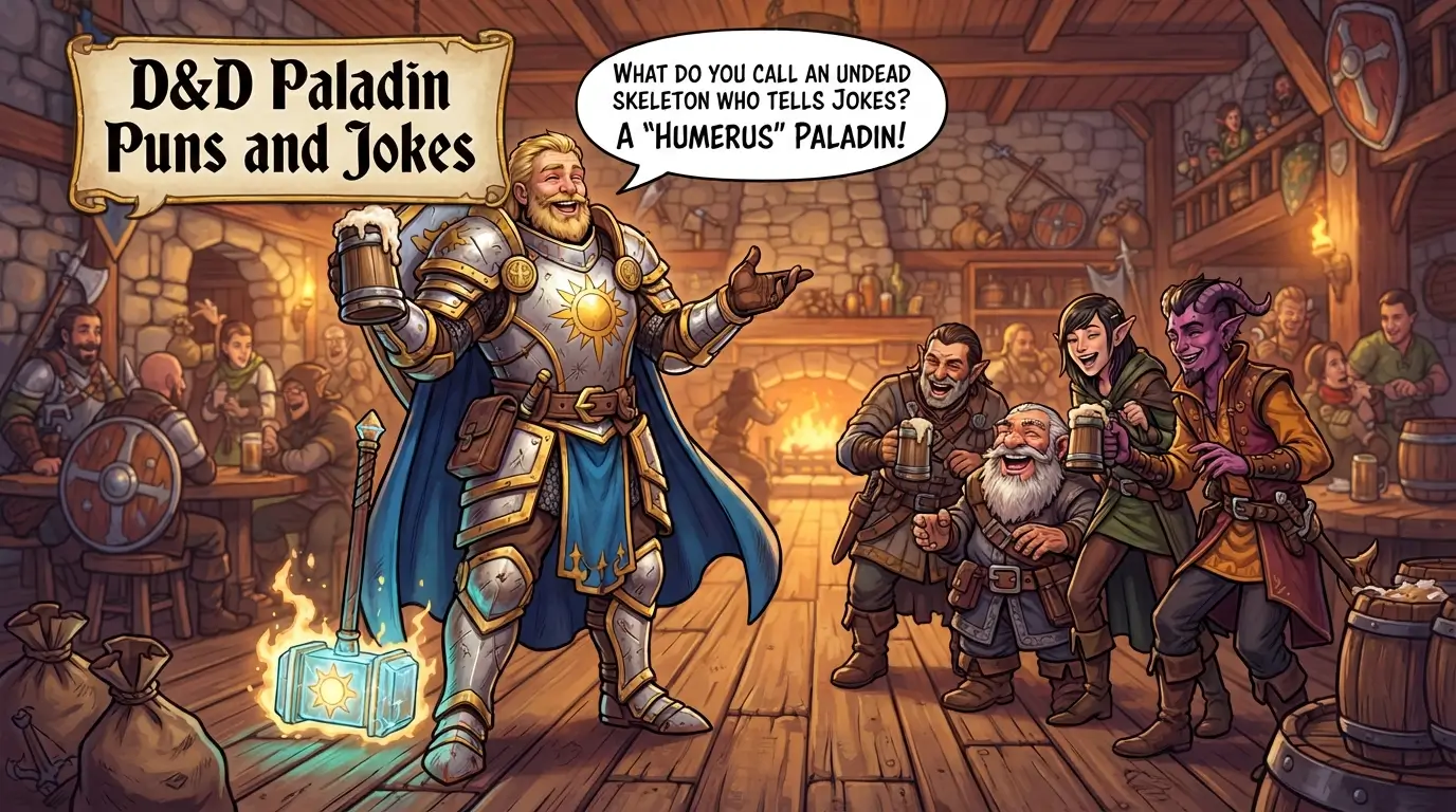 dnd paladin puns and jokes