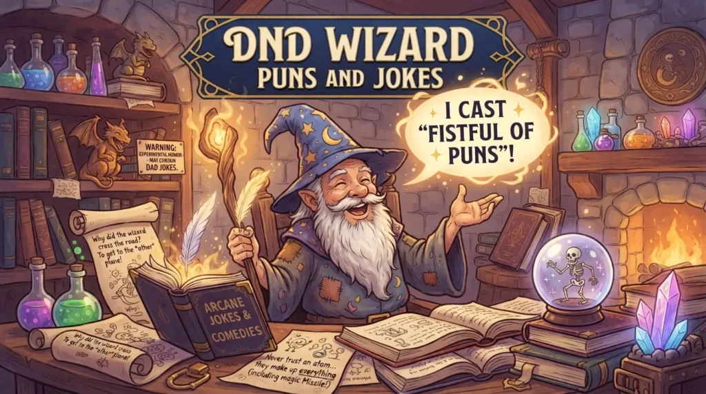 dnd wizard puns and jokes