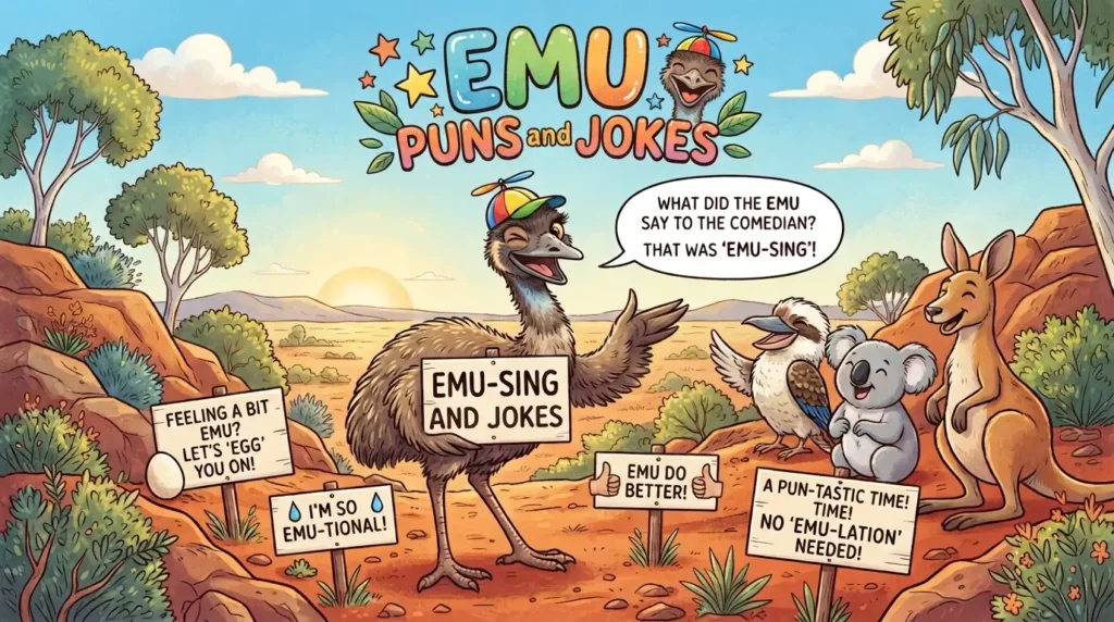 emu puns and jokes